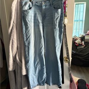 Old Navy Light Blue Flare Jeans
